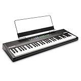 Alesis Recital 61 – 61 Key Digital Piano Keyboard with Semi Weighted Keys, 20W Speakers, 10 Voices, Split, Layer and Lesson Mode, FX and Piano Lessons