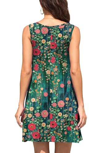 Image of WEACZZY Women Summer Casual Swing T Shirt Dresses Beach Cover up Loose Dress