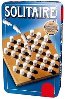 Jeu de Societe de Voyage : Le Solitaire - Set Jeu pour Enfant et Adulte et Une Carte Offerte