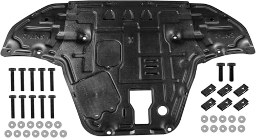 Image of Engine Under Cover Splash Shields Fit for Hyundai Sonata 2020-2024, Front Engine Lower Guard Panel With Installation Kit