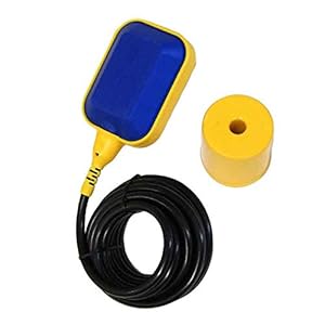 OCEAN STAR Float Switch with 3 Meter Wire for Water Level Control Operation NO/NC Contacts Available in Single Float Switch (Yellow)