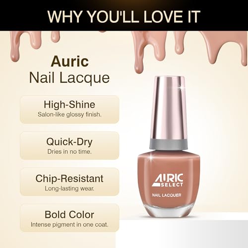 Image of Nail Lacquer | Caramel Sip, 15 ml | Versatile | Long Wear | Dazzle Shine | High-Shine Finish | Rich, Pigmented Colors | Quick-Drying
