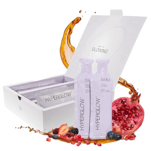 Isora HyperGlow Collagen Shots (15 Pack, Mixed Berries)