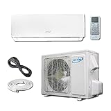 12000 BTU Mini Split Air Conditioner – Ductless AC/Heating System - 1 Ton Pre-Charged Inverter Heat Pump – 17 SEER - 15’ Lineset & Wiring - 100% Ready to Install - USA Parts & Support | Serene Series