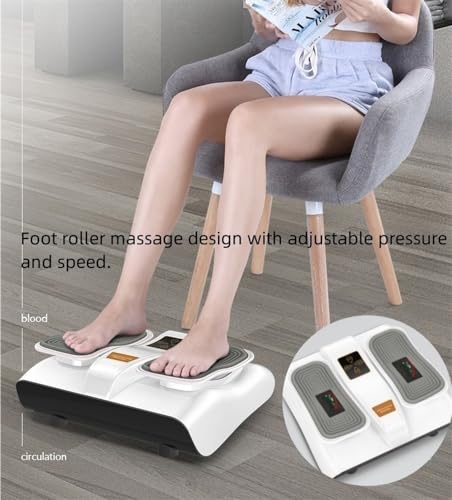 Ejercitador de piernas con control remoto y masajeador vibratorio miniatura 3