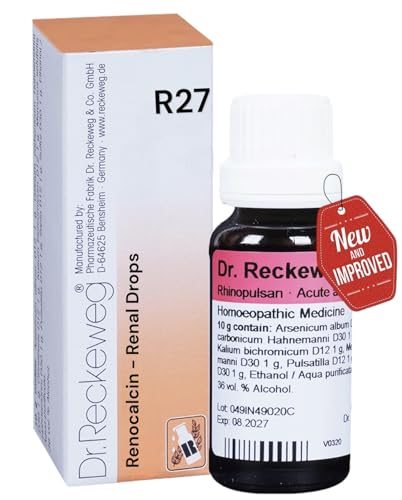 Dr. Reckeweg R27 Renal_Homeopathic Medicine Drop -22 ml (Pack of 1 Bottle)