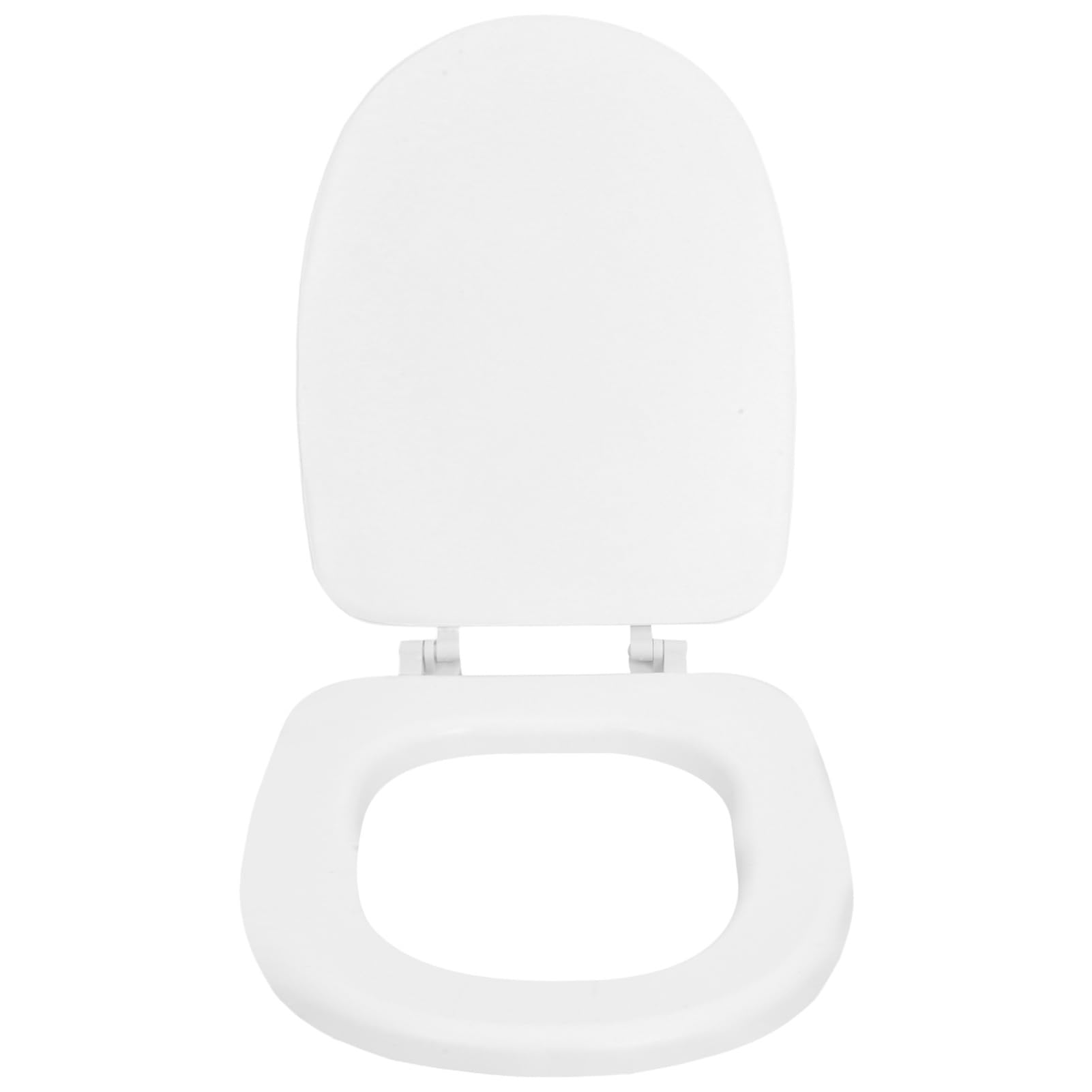 Coussin de toilette souple blanc contre l'assise rigide et froide