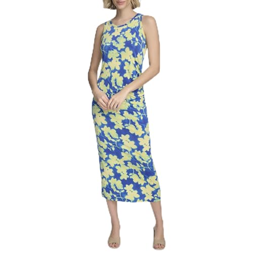 Robe imprimée Calvin Klein sans manches au style graphique unique