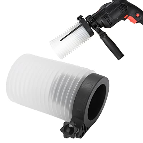 Drill Dust Collector - Electric Dust Cover Bowl for Hole Saw, Impact Hammer, Large Capacity, Porous Bit, Drill Bit Cover