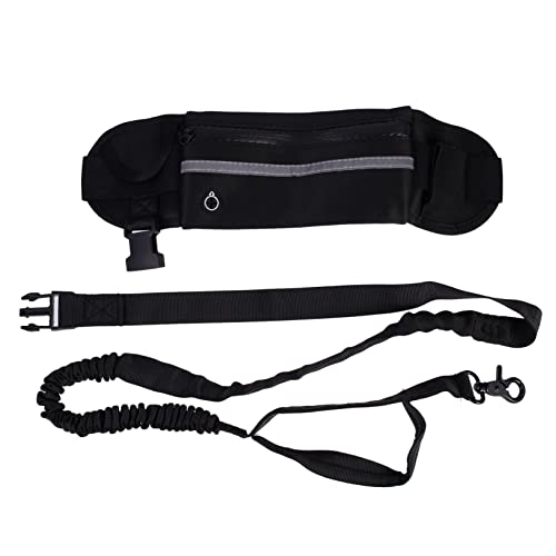 JUMPLAWN ペット用ランニングリード 調節可能 ナイロン製 屋外 適用 大型犬用 反射材付き 帯電防止設計