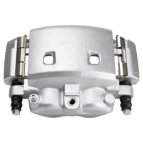 Image of TRQ Rear Brake Caliper Set Zinc Coated Brackets Compatible with 2003 Dodge Ram 3500 2003 Ram 3500 Van 2003-2008 Dodge 3500