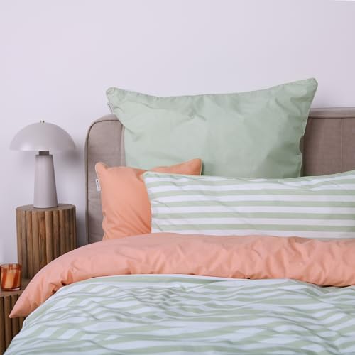 Parure percale de coton 100% haut de gamme Stripes with a Kick - 6