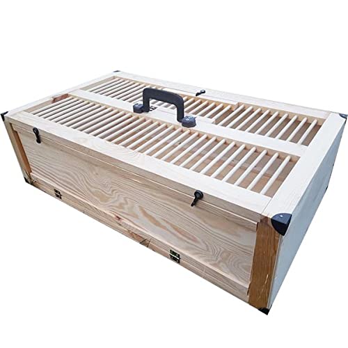 Foto von AGROHIT Transportkorb Transportkiste für Tauben mit zwei Abteile 80x40cm/80x60cm (80/60cm)