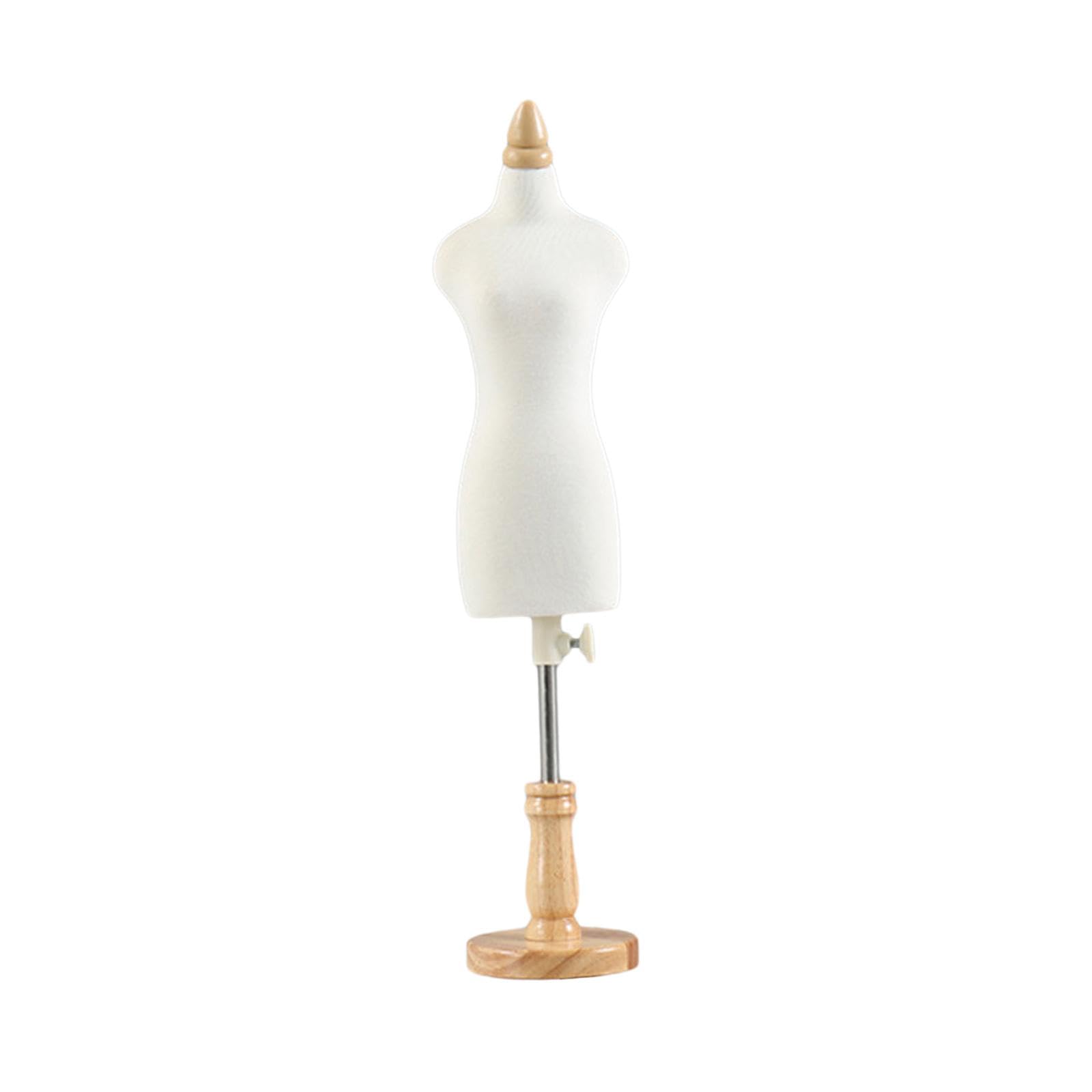 Colcolo Mini Dress Form, Pinnable Manikin Miniature Dressmaker Dummy Sewing Mannequin for Costume Design Sewing (33cm)