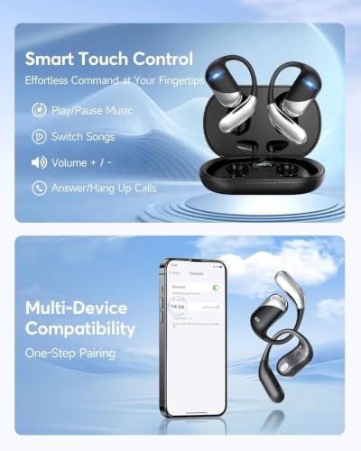Image of Paekole Open‑Ear Over‑Ear Translation Earbuds | Bluetooth 6.1