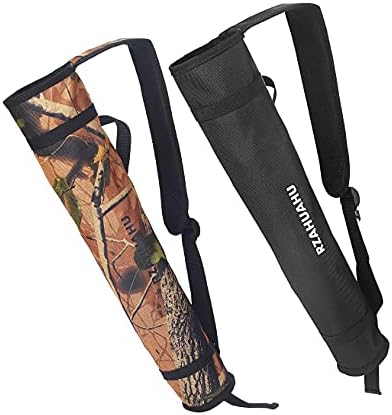RZAHUAHU Archery Arrow Quiver for Arrows 2pcs Holder Adjustable Storage Arrow Bags Two Pieces Hip and Back Quiver for Bow Hunting and Target Practice Archery Accessories Outdoor Target Shooting RZAHUAHU Archery Arrow Quiver for Arrows 2pcs Holder Adjustable Storage Arrow Bags Two Pieces Hip and Back Quiver for Bow Hunting and Target Practice Archery Accessories Outdoor Target Shooting