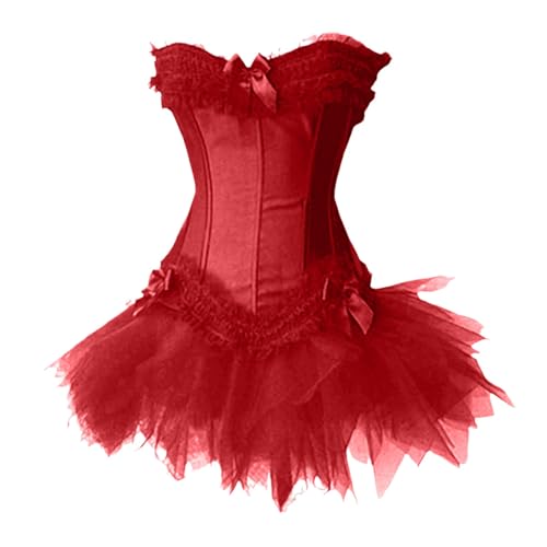 Bustier en brocart à manches courtes corset ajustable pour affiner la taille