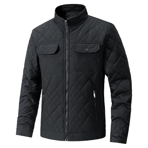 Blouson bomber matelassé homme style urbain décontracté pour les sorties automnales