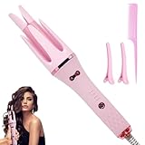 rizador de pelo automatico babyliss Cuidado del cabello con iones negativos: el generador de iones negativos integrado alisa el cabello encrespado durante el peinado y proporciona rizos suaves, brillantes y flexibles sin que el cabello se seque.