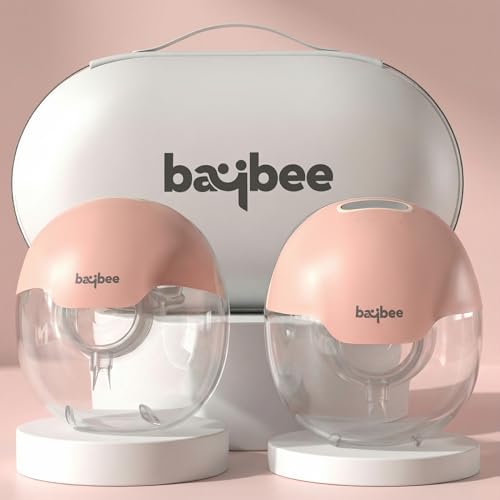 Image of Baybee CuddleFlow Wearable Electric Breast Pump for Mothers | Automatic Hands-Free Breast Pump Electrical Machine with 15 Suction Levels, 3 Modes, 1500mAh Battery & Cordless with Type C Charging | Portable Breast Milk Pump with Smart LED Display, BPA-Free Milk Cup, Quiet & Compact (Multicolor)