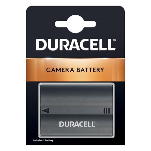 Duracell DRNEL3 Batteria per Nikon EN-EL3, EN-EL3a, EN-EL3e, 7.4 V, 1400 mAh, Nero