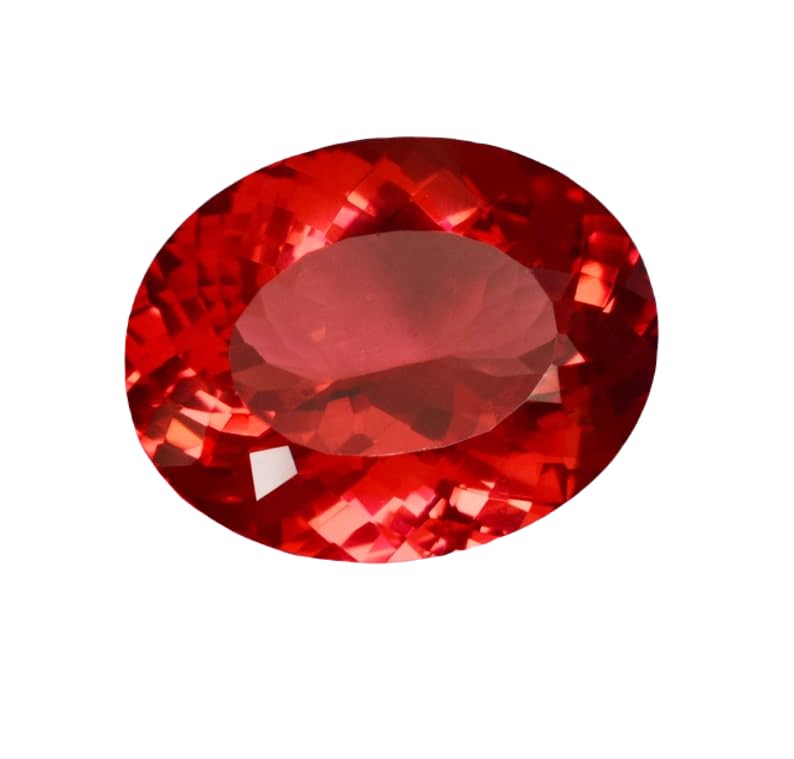 Rubis naturel ovale pour sertir une bague ou un pendentif
