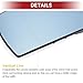 ACROPIX Car Rearview Left Driver Side Mirror Glass for Mercedes C-CLASS W202 E CLASS S210/W210 S-CLASS W140 with Backing Plate - Pack of 1