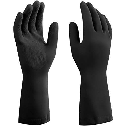 Luva Latex tamanho G Preta - MUCAMBO