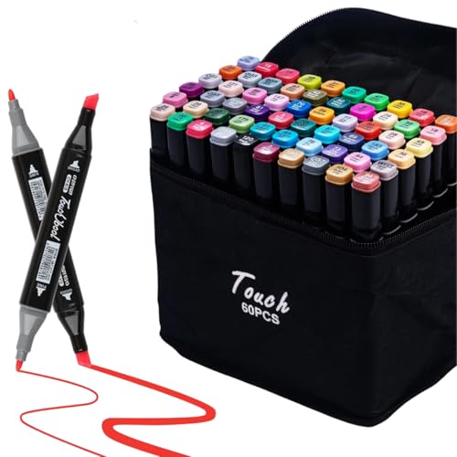 Caneta Marcador Para Colorir Desenho Profissional 36, 48, 60, 80 ...