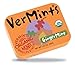 Organic Breath Mints by VerMints, GingerMint Flavor, All Natural, Non-GMO, Nut Free, Gluten Free, Vegan, KSA Kosher, Pack of 6, 1.41oz Tins