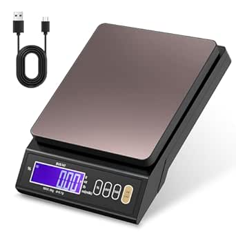 Bonvoisin Digital Kitchen Scale 0.1g Accuracy, 10 lb Capacity