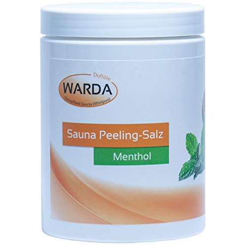 Peelingsalz, Saunasalz 1 Kilo, Menthol, dazu Rekosan ® Kristallsalz für die Salzmühle 100g