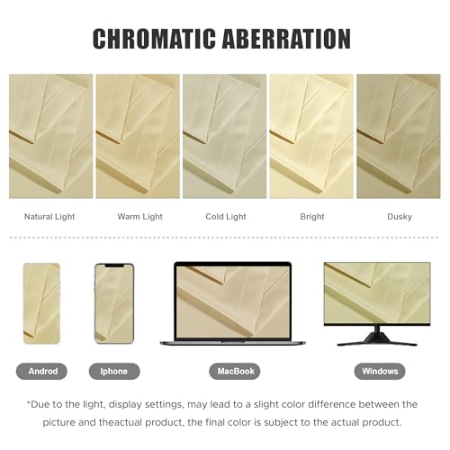 BONZER Wide Waterproof Outdoor Curtains for Patio Heavy Privacy Light Filtering Grommet Outside Curtains for Porch, Pergola, Gazebo, 1 Panel, 110W x 108L inch, Cream