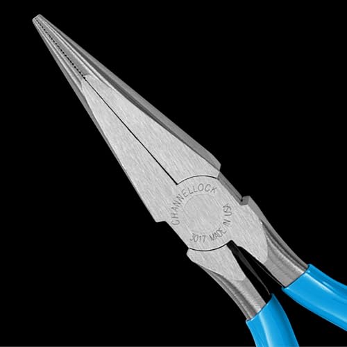 Image of CHANNELLOCK TOOL ROLL-3 5pc Professional Pliers Set with Tool Roll, Made in USA, Includes Straight Jaw Tongue & Groove, Cutting, Long Nose, and Slip Joint Pliers, Forged High Carbon Steel