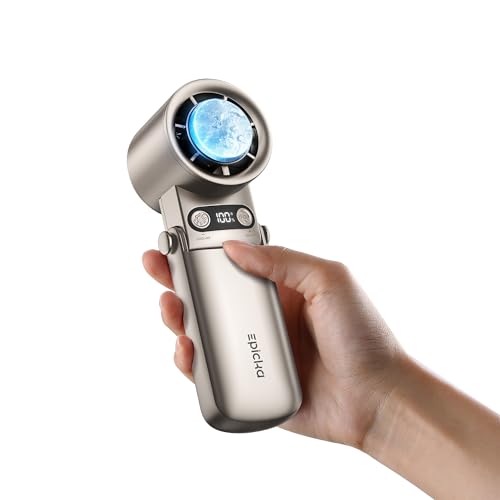 EPICKA Mini ventilateur portable turbo réglable en...