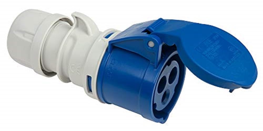 Kopp Caravane Femelle 3 Broches 16A 230V Bleu