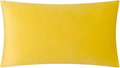 Miniatura 2 de JWH Fundas de almohada decorativas de terciopelo con flores 3D amarillas fundas de almohada decorativas de terciopelo fundas de almohada