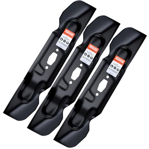 Grasscool ZT1 50 High Lift Blades with S-Shaped Hole Compatible with Cub Cadet 742P05094 Ultima ZT1-50 ZT2-50 Enduro XT1-LT50 Zero Turn Mower Replace 742-05094 742P05094-3