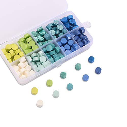 Sundee SD-A2043-10BUGN 200Pcs Sealing Wax Beads Packed In Plastic Box cover
