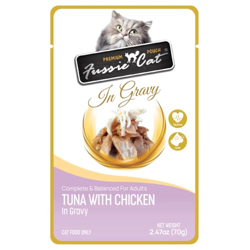 Fussie Cat Premium Tuna w/Chicken in Gravy