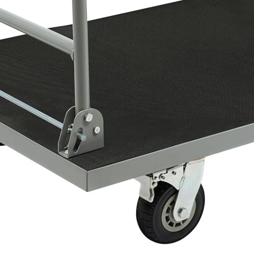 Carretilla plegable de acero 44" x 28" capacidad 2500 lb miniatura 4