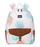 Roxy Carribean Backpack Snow White Palm Shadows One Size