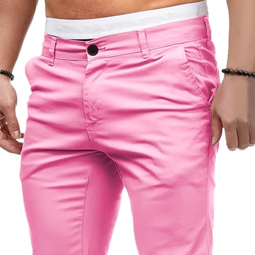 Men Slim Casual Solid Home Trousers Thin Outdoor Casual Work Pants Fall Slim Student Daily Sport Pant3