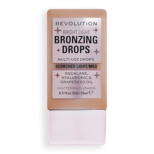 Makeup Revolution Bright Light Bronzing Drops, Bronze Scorched 23ml