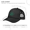 Piegricdiat 420 Cannabis Weed Trucker Hat Mesh Back Baseball Cap Foam Front Hat for Men & Women