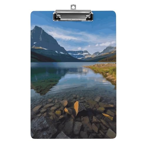 Organiseur de documents A4 en acrylique durable avec trou de suspension pour 100 feuilles