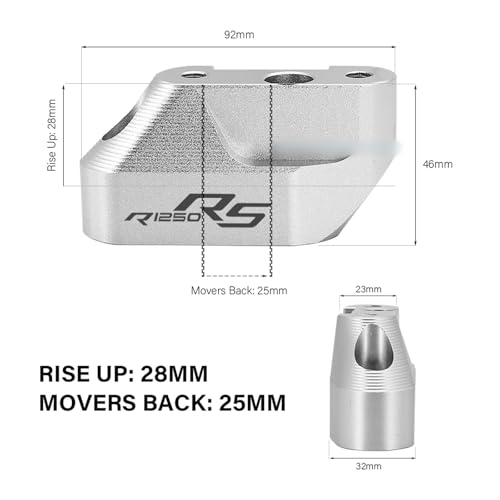 Accessoires moto BMW R1200RS pince de levage guidon pour le voyage - 5