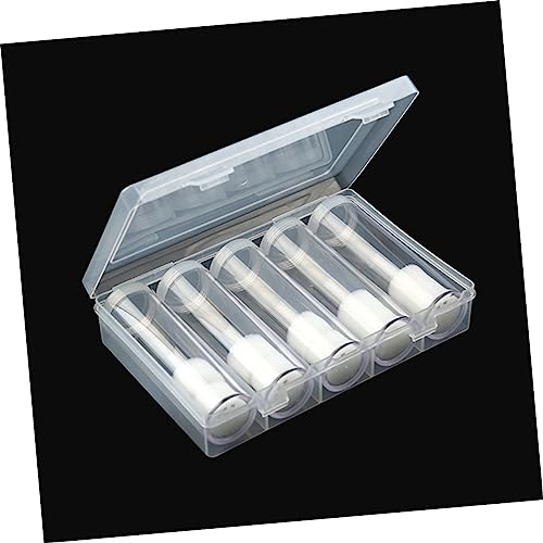 Caja para almacenamiento de monedas 6 piezas plástico transparente miniatura 5