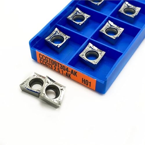 10 piezas CCGT09T302 AK H01 herramientas para torno aluminio miniatura 3