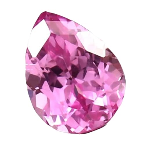 Saphir rose de Ceylan naturel 12x9mm taillé à facettes pour création de bijoux